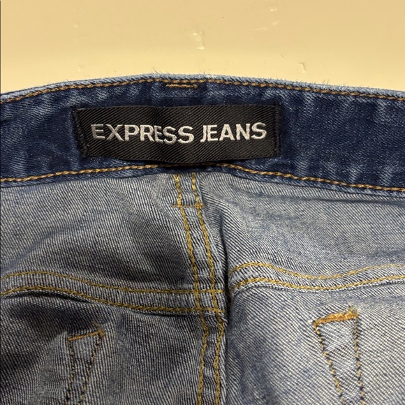 Express Light Blue Denim Jeans - Picture 2 of 2